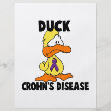 Duck Crohns Disease Custom Flyer