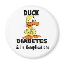 Duck Diabetes, & its Complications Refrigerator Magnets