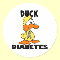 Duck Diabetes stickers by animals4acause Duck Diabetes stickers