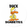 Duck Diabetes Stickers