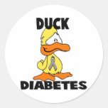 Duck Diabetes Stickers