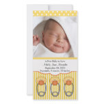 Duck Diaper Pins PHOTO Birth Announcement Picture Card
