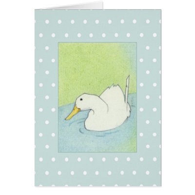Duck Dip Dots Card by floatinglemons
