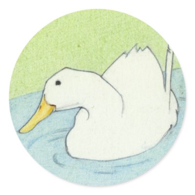 Duck Dip Sticker by floatinglemons