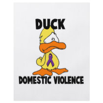 Duck Domestic Violence Flyer Design