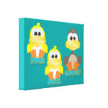 duck duck goose cartoon canvas prints