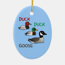 Duck Duck Goose Christmas Ornaments