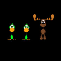 Duck Duck Moose t-shirts by cimmerrian Duck Duck Moose t-shirts