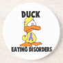 Duck Eating Disorders Drink Coasters