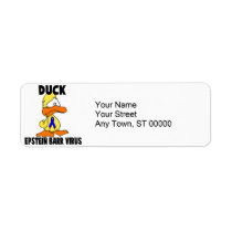 Duck Epstein-Barr Virus Return Address Labels
