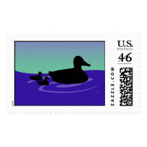 Duck Family at  Stamp stamps