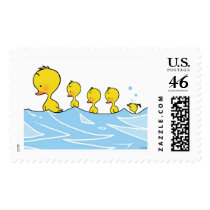 Duck Family Postage Stamps