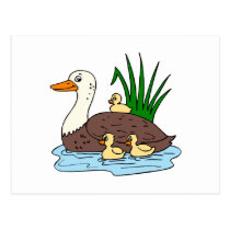 Duck Family postcards