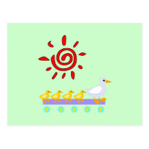 Duck Family Postcards