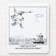 Duck Flying Blind Mousepads