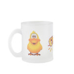 Duck Frosted Glass Mug