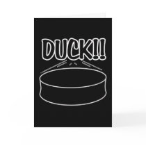 Duck!! Get Well Soon Hockey Card by Hockey_crazee Duck!! Get Well Soon Hockey Card
