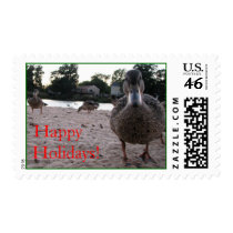 Duck Happy Holidays Stamps stamps