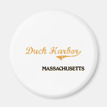 Duck Harbor Massachusetts Classic Refrigerator Magnets