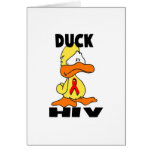 Duck HIV Greeting Cards