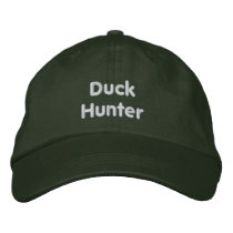 Duck Hunter embroidered hats