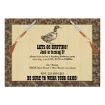 Duck Hunting Birthday Announcements