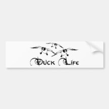 DUCK HUNTING BUMPER STICKERS
