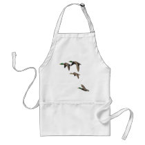 Duck Hunting Mallards in Flight aprons by OutDoorWorld Duck Hunting Mallards in Flight aprons