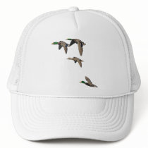 Duck Hunting Mallards in Flight hats