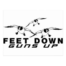 DUCK HUNTING POST CARD