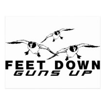 DUCK HUNTING POST CARD