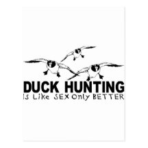 DUCK HUNTING POST CARD
