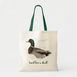 Duck in Snow bag