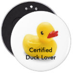 Duck Lover Badge Button