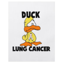 Duck Lung Cancer Flyer Design