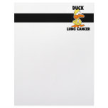 Duck Lung Cancer Custom Letterhead
