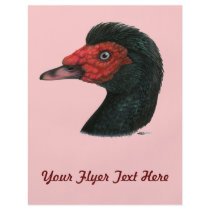 Duck:  Muscovy Head Flyer