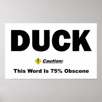 Duck Obscene Full print