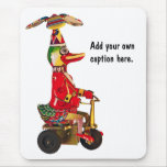 Duck on a Trike Mousepads