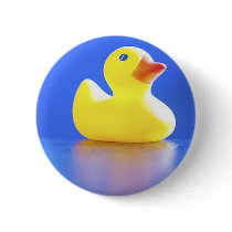 Duck on Blue Button