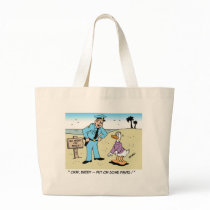 Duck On The Beach Tote Bags
