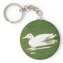 Duck on the water Keychain