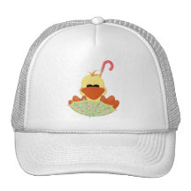Duck on Umbrella T-shirts and Gifts Trucker Hats