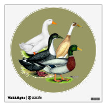 Duck Quartet Room Stickers