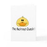 Duck Says Quack Cards