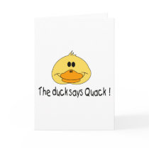Duck Says Quack Cards