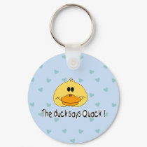 Duck Says Quack keychains