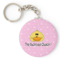 Duck Says Quack Keychain