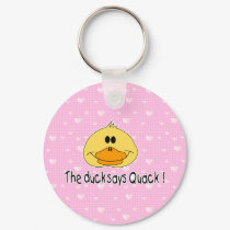 Duck Says Quack keychains