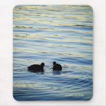 Duck silhouette mousepad mousepads